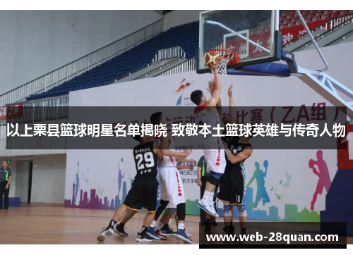 以上栗县篮球明星名单揭晓 致敬本土篮球英雄与传奇人物